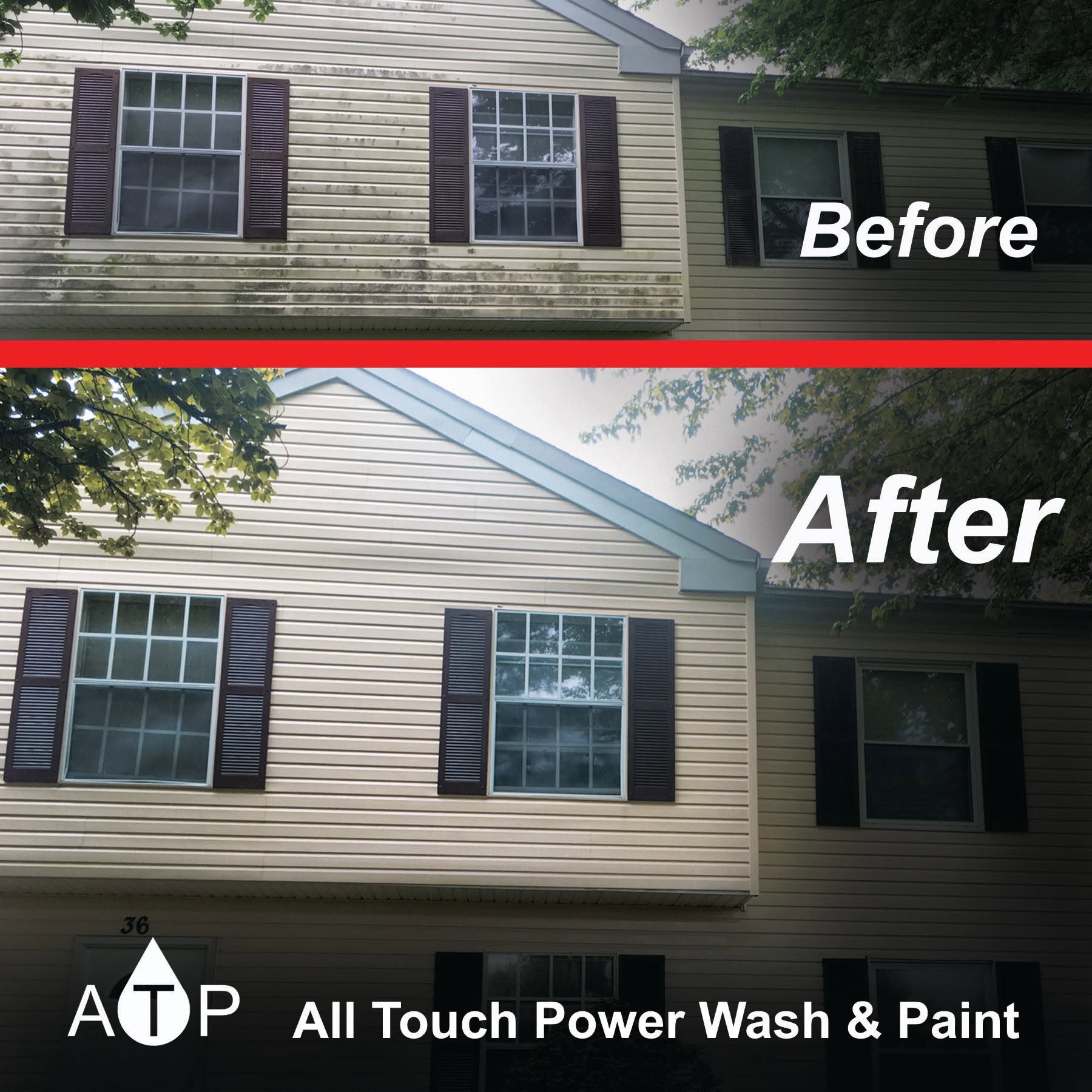Siding before and after reveal